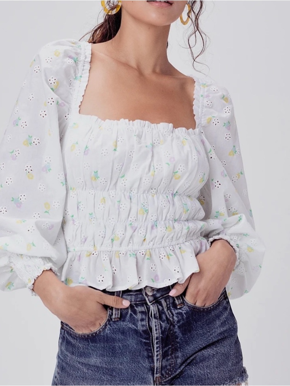 NWT For Love & Lemons Azalea Top Size Medium